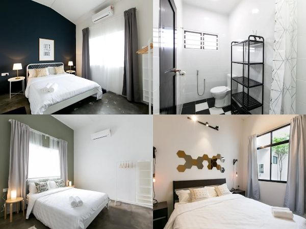 3 bedrooms and 1 bath room at Pause Ipoh homestay