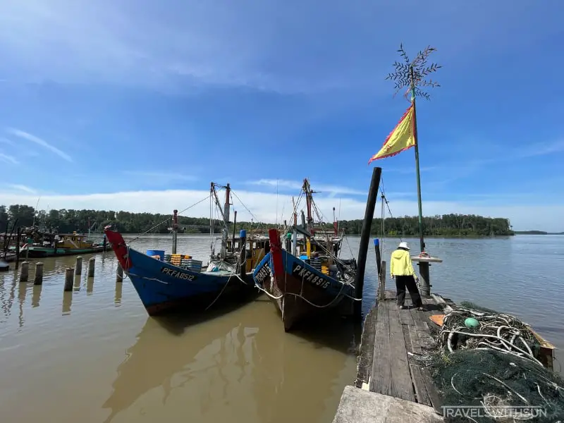 A Little Dock Close To Shang Di Temple In Kuala Sepetang