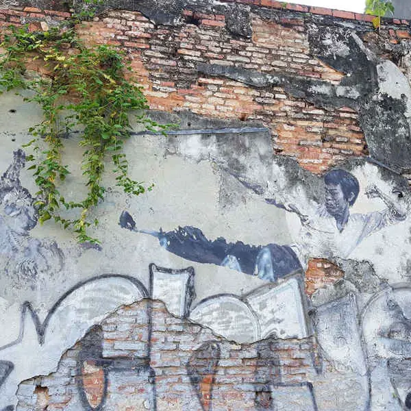 A Recent Photo Of Real Bruce Lee Would Never Do This, One Of The Works Under 101 Kittens Penang Street Art Project