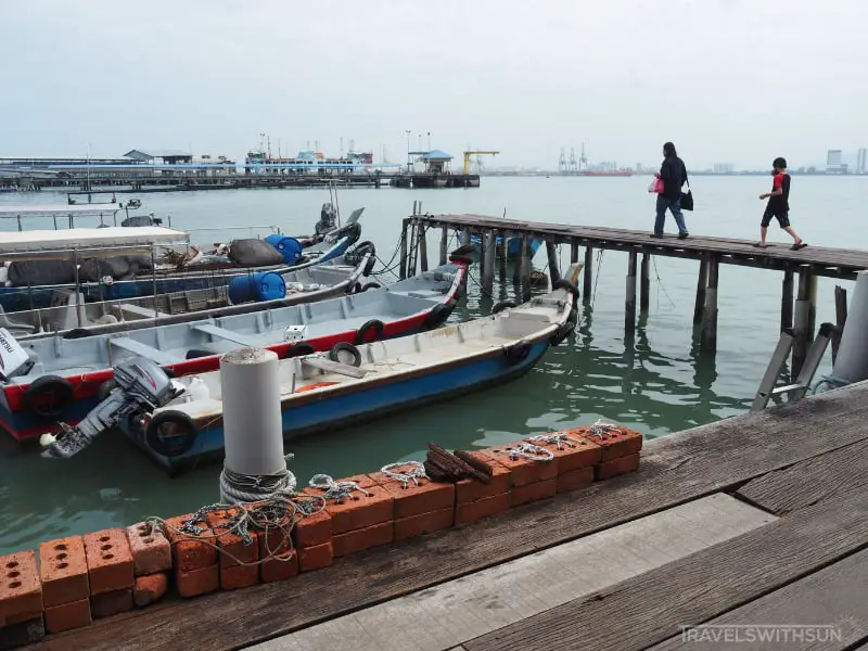 A Short Pier At The End Of Chew Jetty