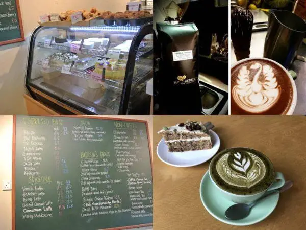 亲们可以在 Six And A Half Café 里点的一些蛋糕、西式甜点和各式咖啡 – 怡保著名的咖啡馆