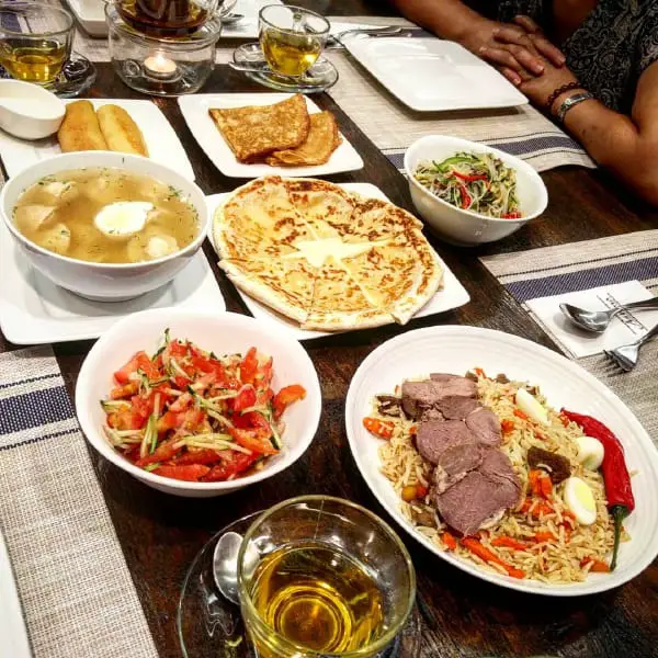 Assorted Dishes At Astana Restaurant