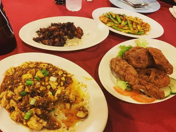 Assorted Dishes At Tek Sen Restaurant