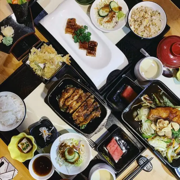 Assorted Japanese Dishes At Kirishima Japanese Resturant