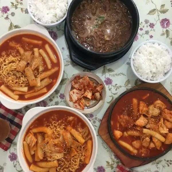 Assorted Korean Dishes At Korean Cafe Shwim Pyo (Halal)