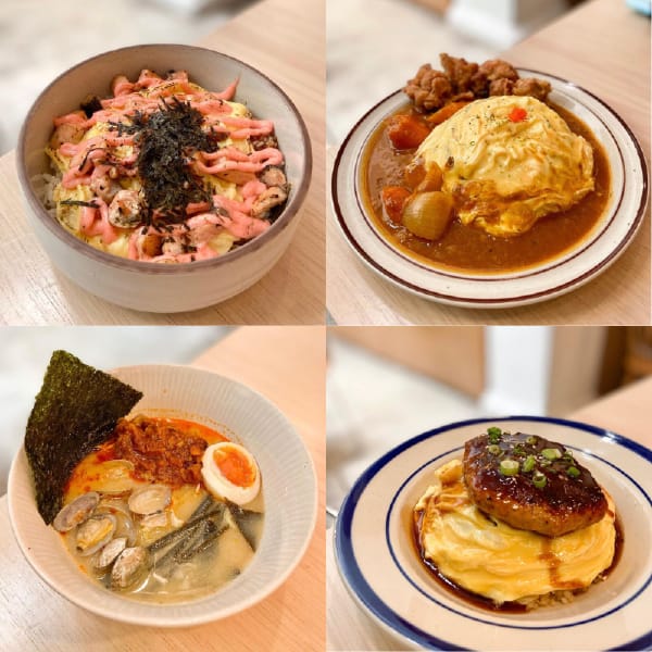 Assorted Mains At Fuku Eatery And Dessert