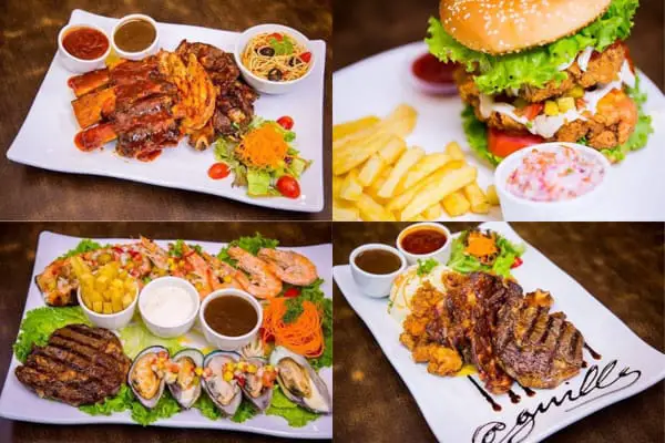 Assorted Western Mains At Grills De Cafe Restaurant, Shah Alam