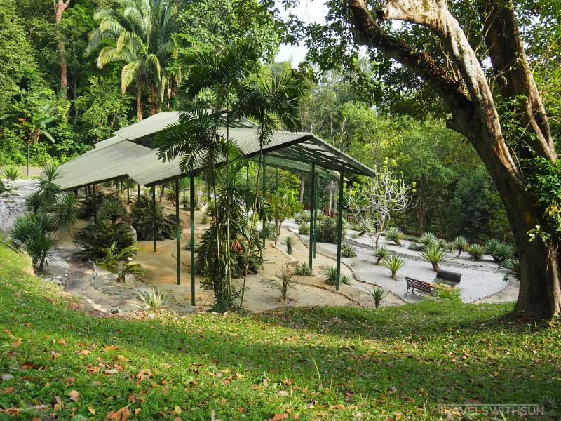 Back View Of The Sun Rockery At Penang Botanic Gardens