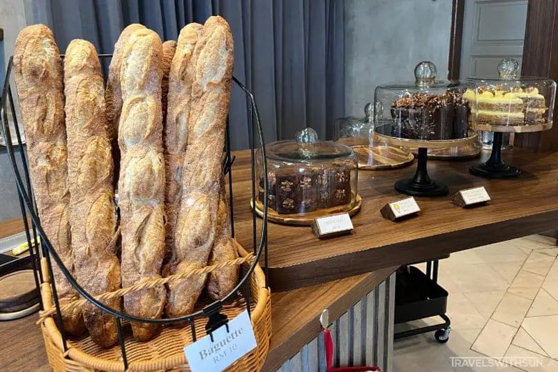 Baguettes And Cakes At Ferment Boulangerie In Ipoh