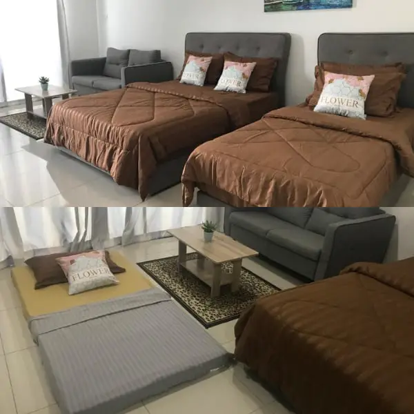 Basic Bedrooms With Plenty Of Sleeping Capacity At I City Studio Shah Alam @ Asia Cozy Home