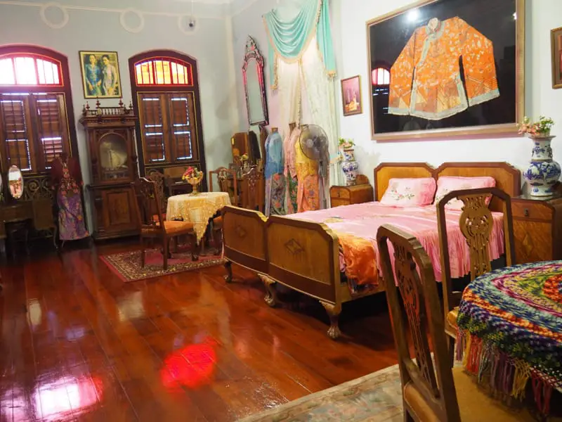 Bedroom Set Up In Penang Peranakan Museum