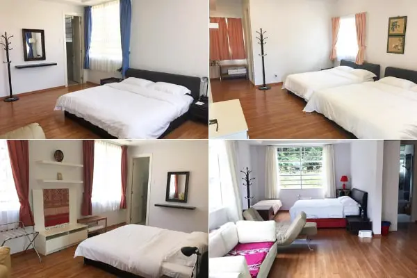 Bedrooms At Vacation Bungalow in Cameron Highland