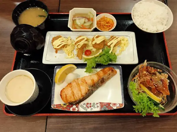 Bento Set At Nihonkai Kora Kemuning Japanese Restaurant