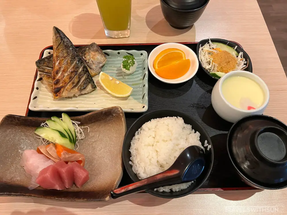 Bento Set At Sushi Zento Festival Walk Ipoh