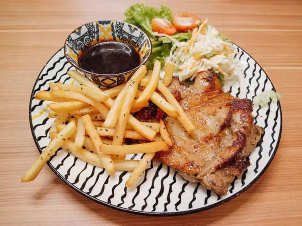 Black Pepper Chicken Chop At Surya Cafe Klang