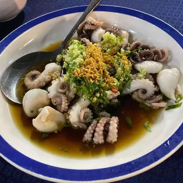 Blanched Baby Octopus At Hai Boey Seafood Restaurant In Penang
