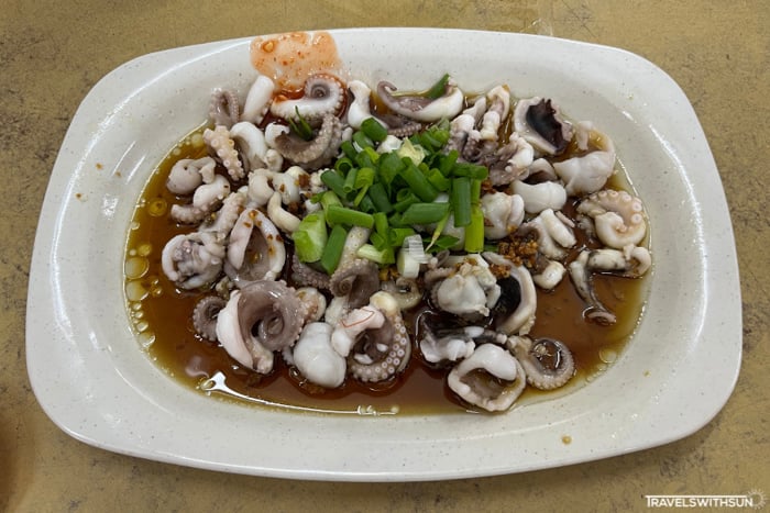 Boiled Octopus At Ipoh Tuck Kee Fried Noodles Restaurant