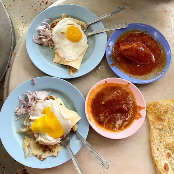 Breakfast At Gemas Road Roti Canai, Penang