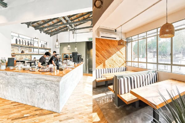 Bright Interior Of BeReal Cafe, Kepong