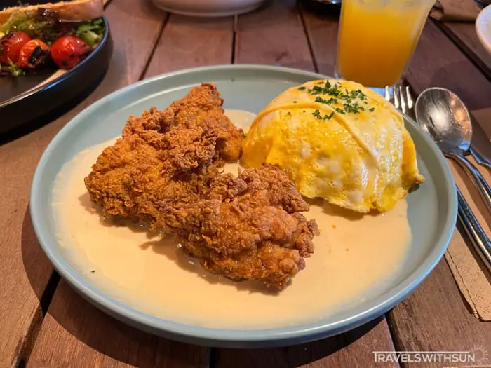 Buttermilk Fried Chicken And Japanese Omurice At The Good Batch Restaurant And Bar