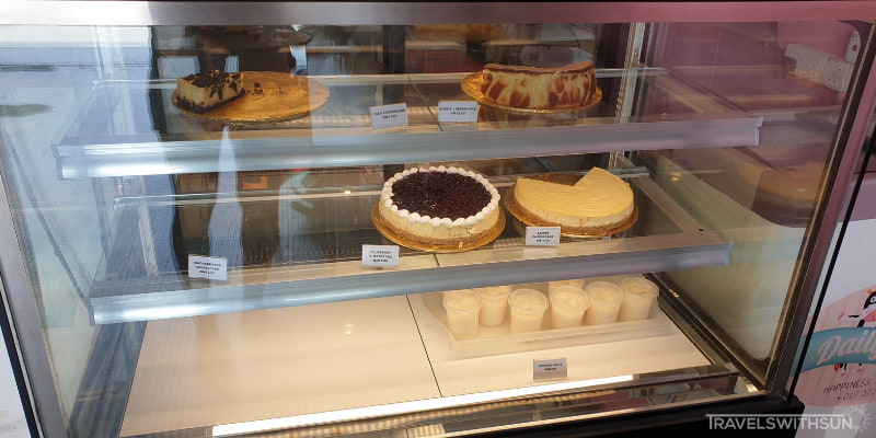 Cakes And Longan Jelly On Display At Blossom Deli Cafe