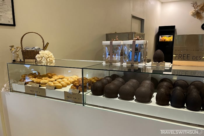 Cakes And Other Desserts On Display At Hanz And Jane Cafe In Ipoh