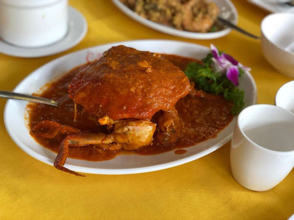 Chili Crab At Dehappy Seafood Restaurant