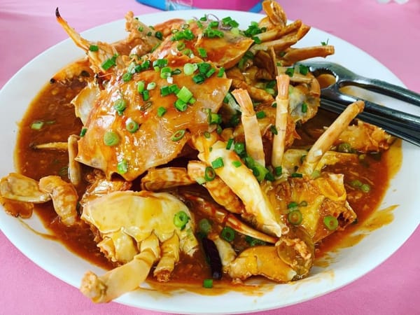 Chili Crab At Weng Kee Seafood Restaurant, Sekinchan