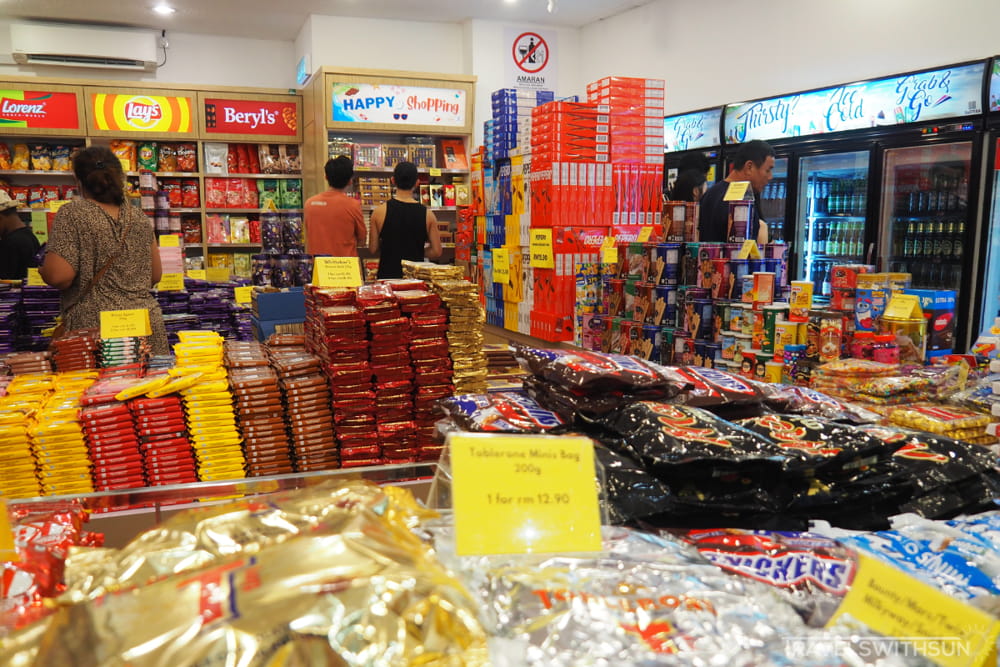 Chocolate Selection At Eastern Duty Free In Cenang Beach