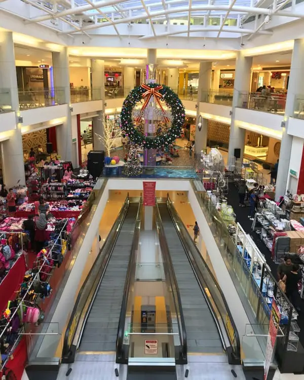 Christmas Decor On Display Inside Gamuda Walk Mall In Shah Alam