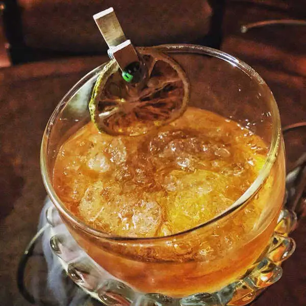 Cocktail from Atas Speakeasy