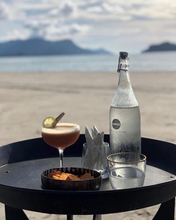 Cocktails By The Beach At Rhu Bar