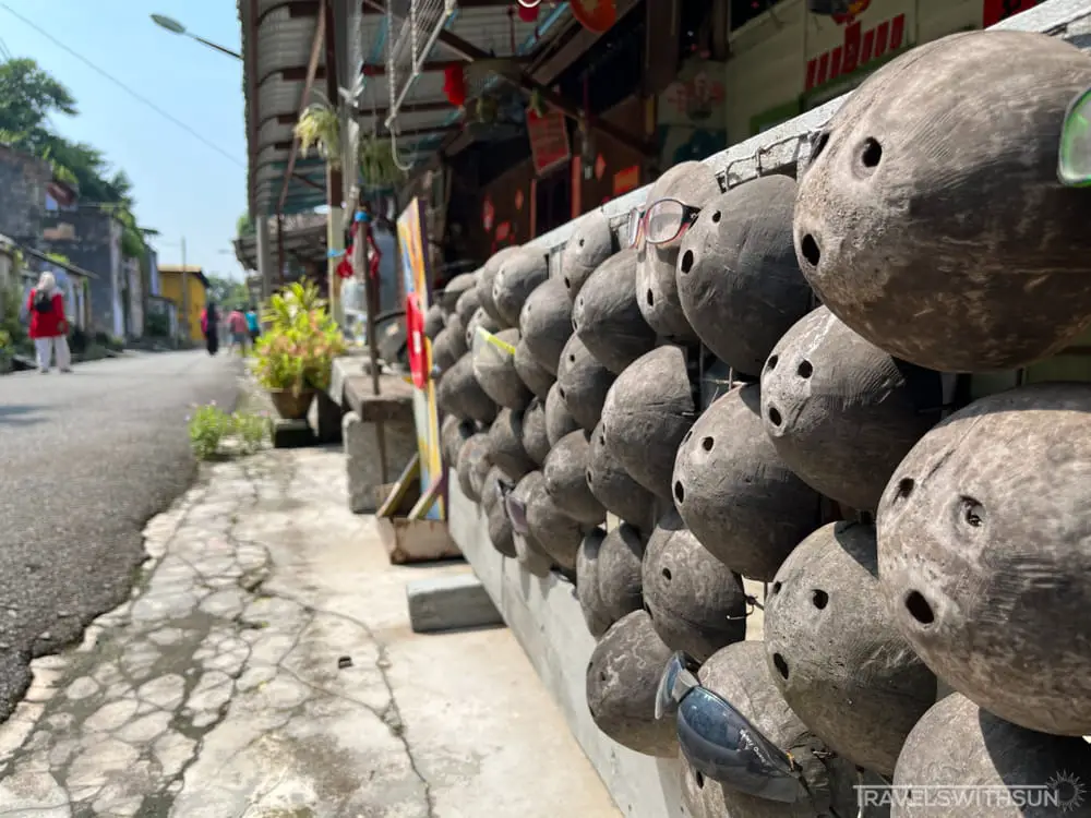 Coconut Shells For Decoration At Papan Middle Alley In Pusing, Perak