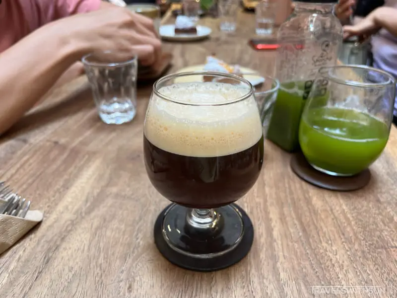 Cold Nitro Coffee And Pressed Fruit Juice At Ome by Spacebar Coffee In Penang