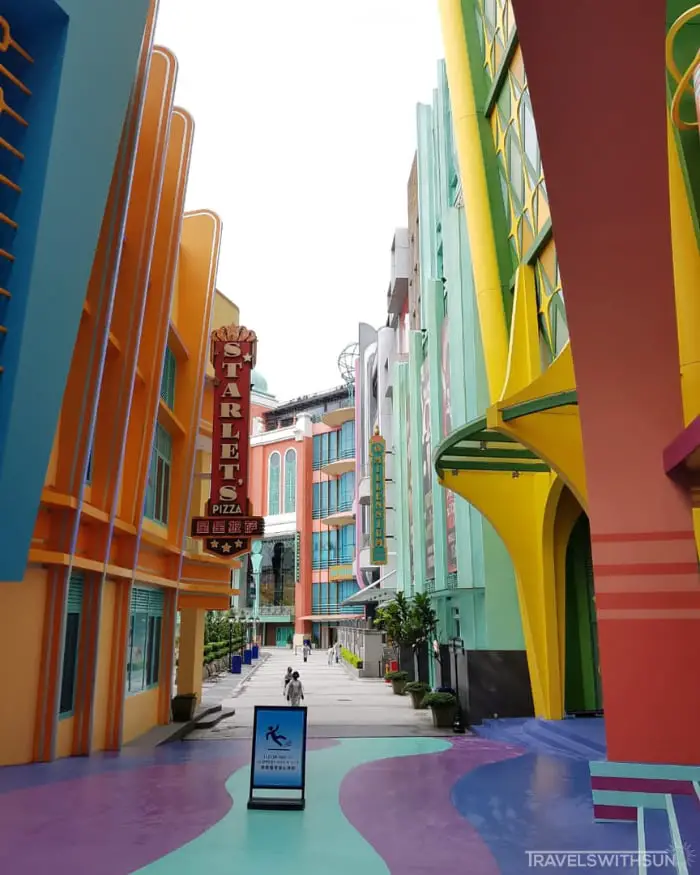 Colorful Cityscape At Genting Highland Outdoor Theme Park