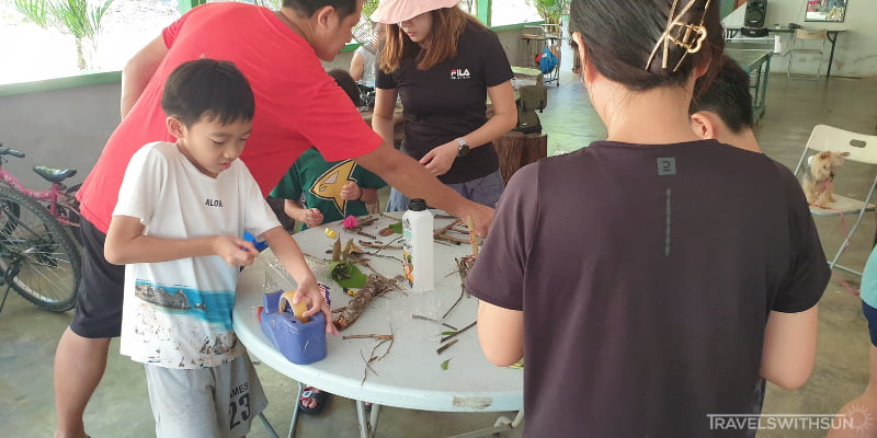 Craft Time At The Little Habitat Camping Site In Bentong
