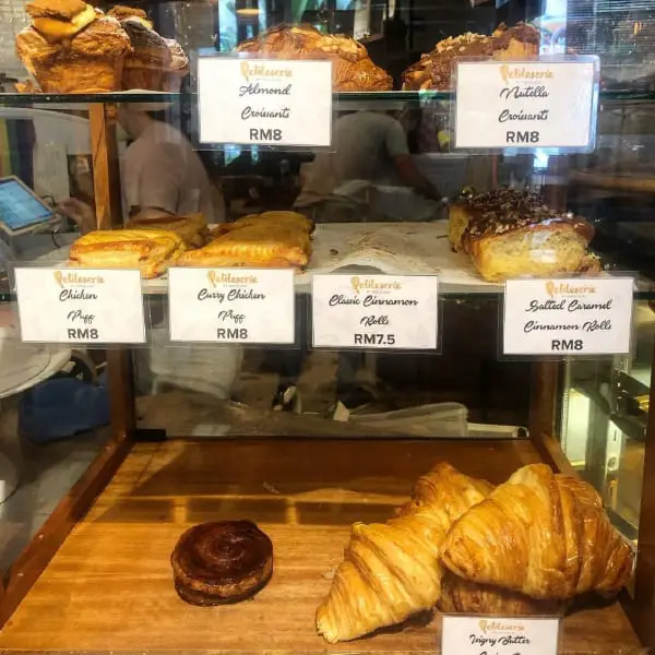 Croissants And Other Pastries On Display At Skinny Dip