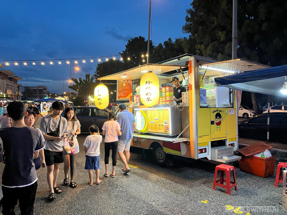 Cute Food Truck At Ipoh Waterfront City Night Market