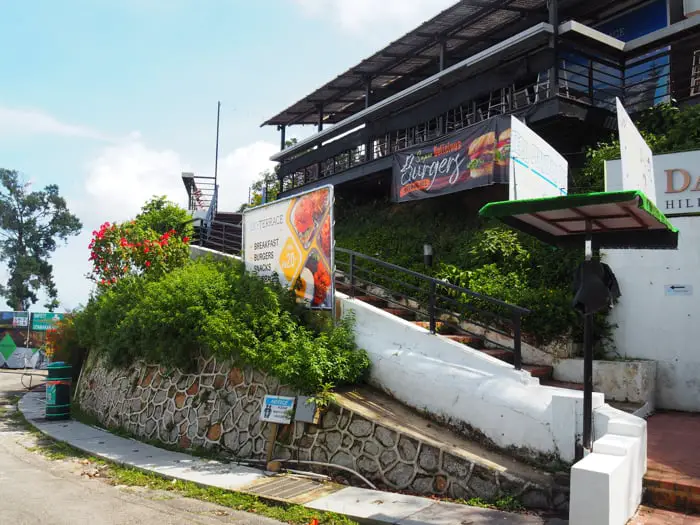 David Brown's Hilltop Garden Restaurant On Penang Hill (Side View)