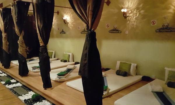 Designated Massage Stations At Royal Thai Herbal Spa & Beauty