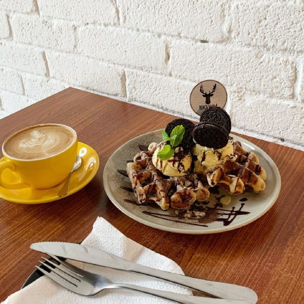 Dessert Waffle At Blackwood Cafe, Petaling Jaya