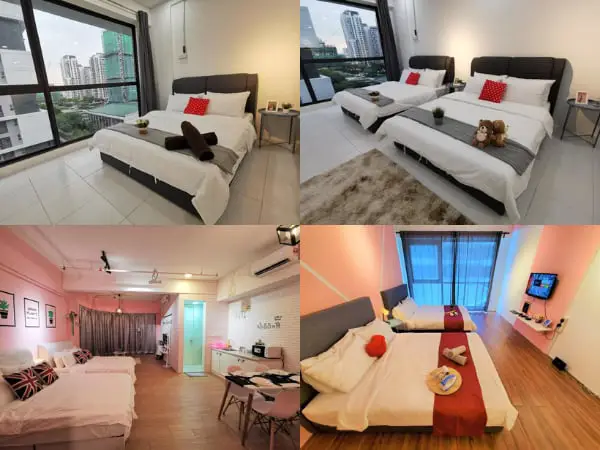 Different Bedrooms At Infistay Homestay, Subang Jaya