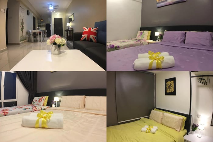 Different Bedrooms At Ipoh Majestic @ City Garden Homestay