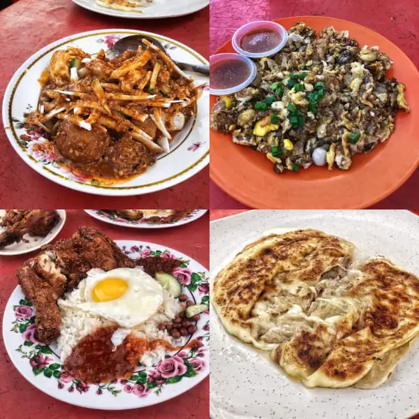 Different Dishes At Big Tree Head Mamak