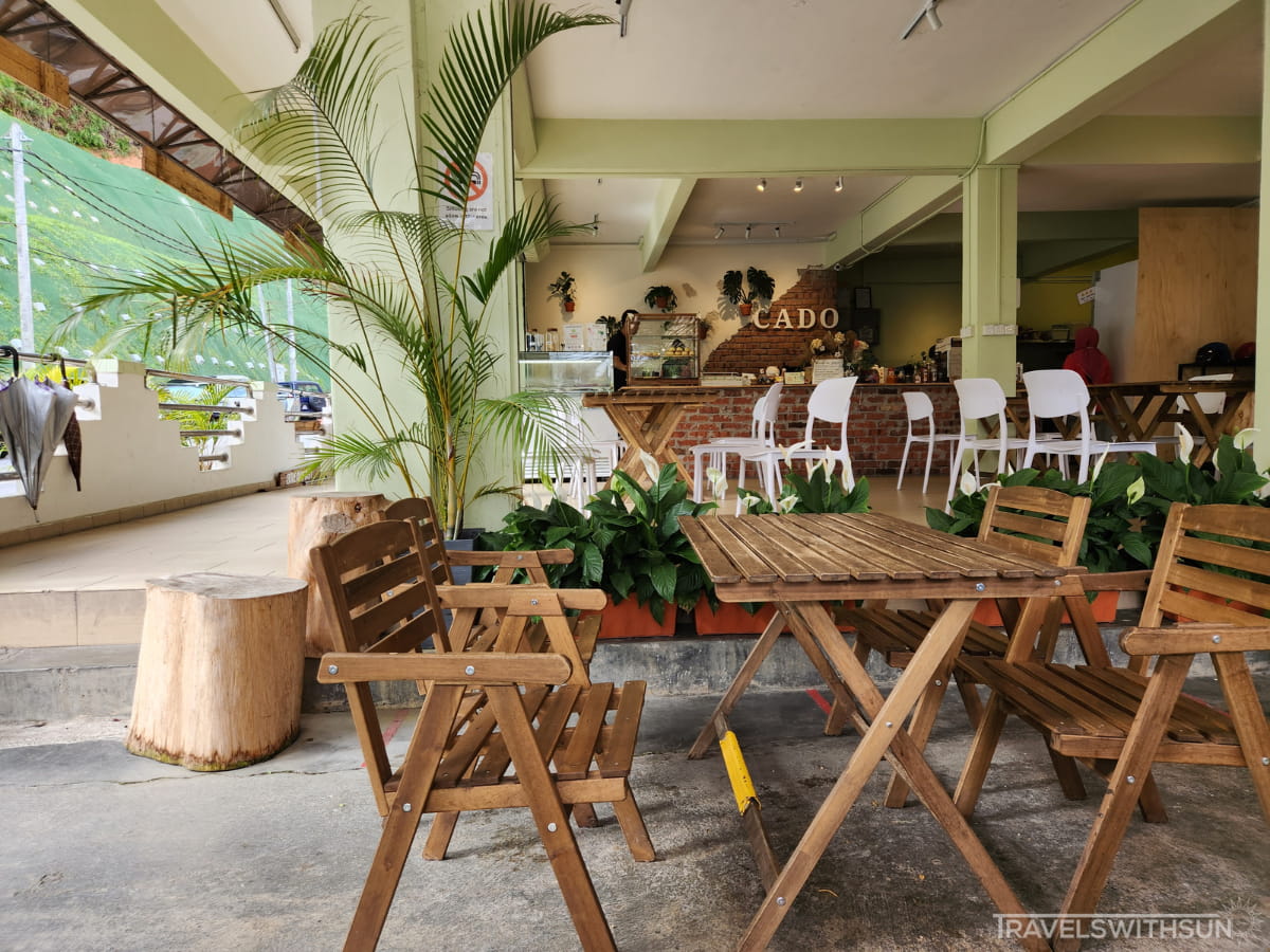 Different Levels At Cado Cafe In Brinchang
