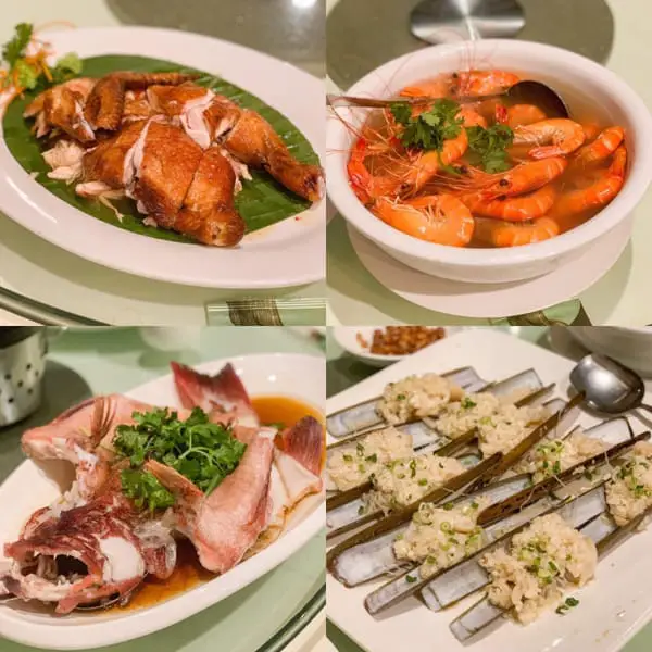 Different Main Dishes At South Sea Seafood, Shah Alam