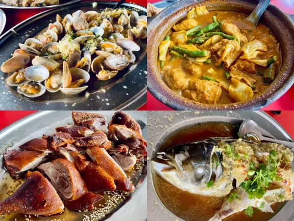 Different Meat Dishes At Restoran Meng Kee On Old Klang Road