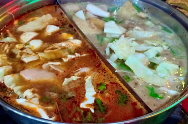 Different Soup Bases At Fauzi Tom Yam Steamboat