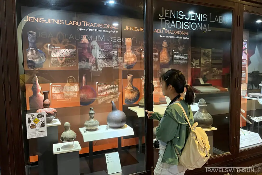 Different Variations Of Labu Pottery At Perak Museum In Taiping