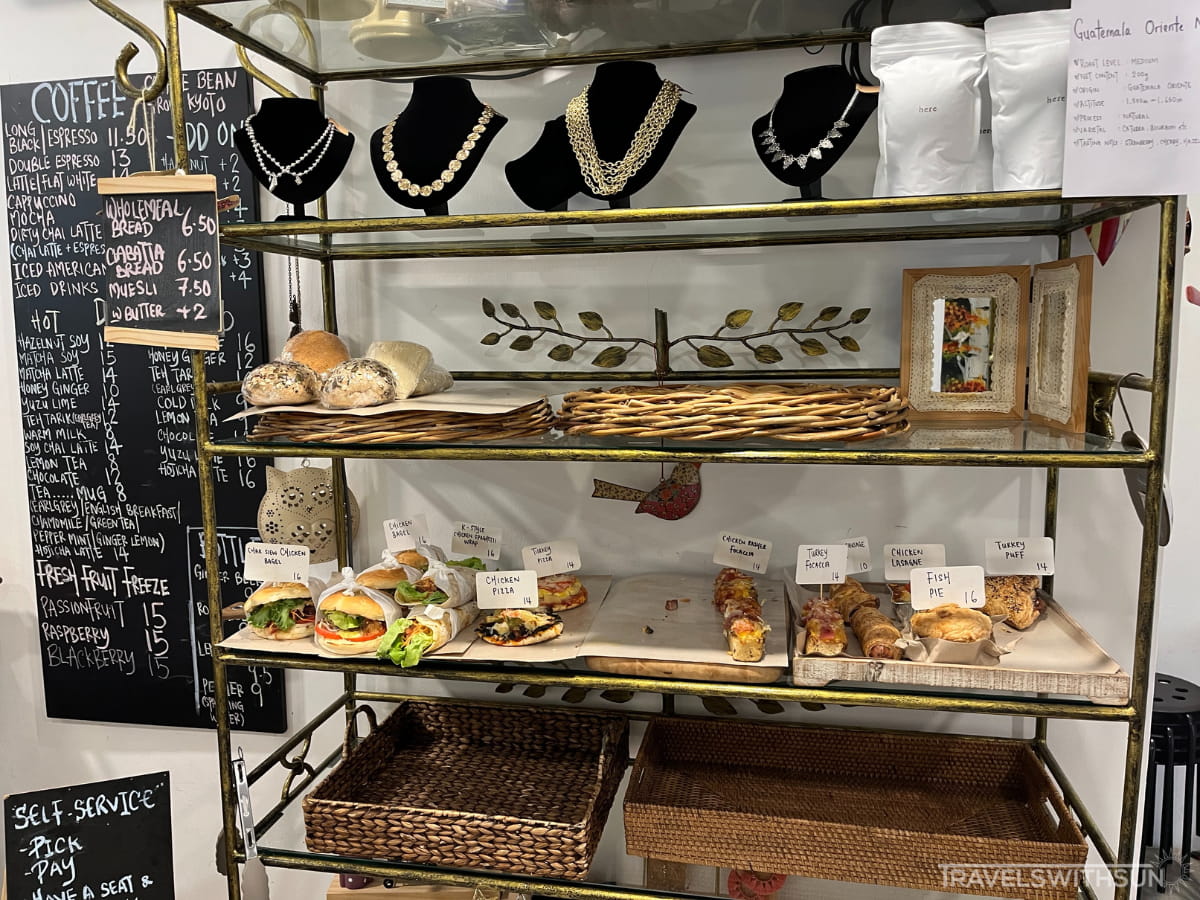 Display Shelf Of Daily Bakes At Little Allegra Bakery In Ipoh